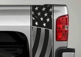Flat Black American Flag Window Decal Product Us Usa Flag Patriotic Stripes Truck Bed Side Decal Stickers Fits To Dodge Ram Chevy Ford F150 Toyota Diesel Trucks Trucks Dodge Diesel Trucks