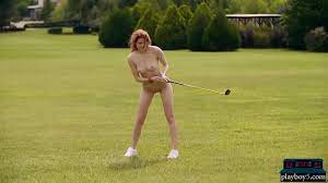 Big ass MILF redhead beauty babe Heidi Romanova plays golf naked -  XVIDEOS.COM