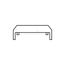 Many of the coffee tables in our guide come with storage space, ideal for hiding away living room clutter, or indeed for hiding away cocktail paraphernalia. Coffee Table Icon Element Of Furniture For Mobile Concept And Web Apps Icon Thin Line Icon For Website Design And Development Stock Illustration Illustration Of Drink Table 134735225