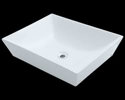 v370 white porcelain vessel sink