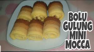 Bolu gulung mini mini roll cake takaran sendok anti gagal. Resep Bolu Gulung Mini Kukus Mocca Youtube