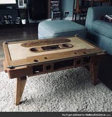 A Cassette Tape Coffee Table Very Retro Funsubstance Retro Coffee Tables Coffee Table Furniture