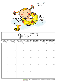 Perfect for christmas gifts or calendars throughout the year! Free Printable Calendar July Coloring Pages 2019 Coloring Printable B108 Synergy