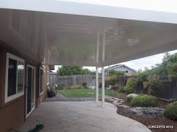 The hardest part is setting the posts and after that everything pretty much either slides together or screws together. Solid Patio Cover Traditional Patio Los Angeles By Vinyl Concepts Inc Houzz