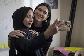 In the ad, dua, 25, and models gigi and bella hadid were named by rabbi shmuley boteach, the head of the world values network, as three 'mega influencers' who have 'accused israel of ethnic cleansing' and. Recording Artist Dua Lipa Visits Lebanon With Unicef To Meet Refugee Children And Young People