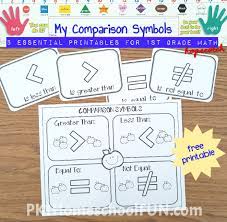 My Comparison Symbols Printables Pk1homeschoolfun Free Math Printables Math Printables Free Math