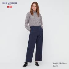 Découvrez notre magasin de la saint valenti. Pantalon Large En Lin Et Coton Idlf Femme Uniqlo