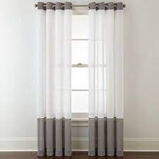 Grommet Curtains Jcpenney Sheer Curtain Panels Curtains Color Block Curtains