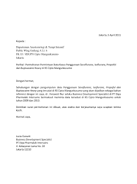 Bersama ini kami panitia pengajian akbar muhasabah tahun baru.dan kami menginginkan dana kegiatan pembinaan diri dan masyarakat dalam hal moral keagamaan sehingga akan terbentuk generasi berakhlak mulia. Surat Permohonan Permintaan Data Survei