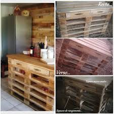 Realisation D Un Ilot Central De Cuisine En Palettes Pallets Kitchen Island Pallet Kitchen Island Wooden Pallets Wooden Pallet Crafts