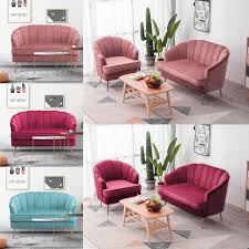 Of course it is a a personal preference! Velvet Fabric 1 2 Seater Sofa Armchair Loveseat Couch Soft Tub Chair Deep Seat Ebay