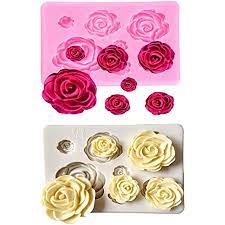 Maybe you would like to learn more about one of these? Amazon Com Orione 2pcs Rose Flowers Silicone Molds Cake Chocolate Mold Wedding Cake Decorating Tools Fondant Sugarcraft Cake Molds Home Kitchen