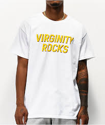 Danny duncan logo red lighter. Buy Virginity Rocks T Shirt Cheap Online