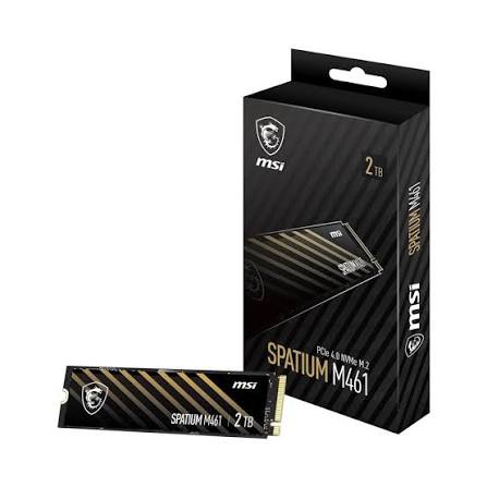 MSI SPATIUM M461 2TB NVME M.2 SSD