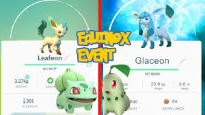 Leafeon Glaceon Could Release This Month In Pokemon Go Equinox Event Youtube The thing about leafeon and glaceon is that you'll likely be able to guarantee both of them so long as you've got the eevees on hand. leafeon glaceon could release this month in pokemon go equinox event