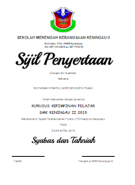 Penyediaan dan pemberian sijil penghargaan dianggap amat penting dalam sesebuah intitusi dan individu. Sijil Penghargaan Png 2 Png Image