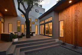 If you'd like your pool to reflect your individual aesthetic, you're in luck. Bold And Modern U Shaped Courtyard House Designed Around Trees