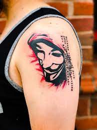 Salvador dali tattoo design for the love of great art and artists. Just Had This Done Guy Fawkes With Some Cipher Text Added For Encryption Album On Imgur