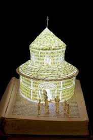 Round Church Cambridge Book Sculpture Christmas Birthday Card Etsy Book Sculpture Christmas Birthday Cards Cambridge Book