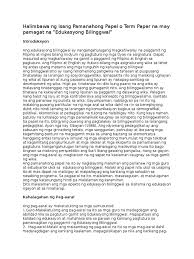 Check out the tips, ideas and ⭐samples below to make the what is a research paper? Gas Sample Ng Research Paper Sa Filipino