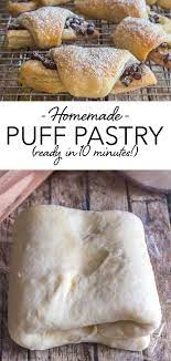 10 Minute Homemade Puff Pastry Recipes Sweet Savory In 2020