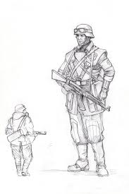 German Soldier By Tugodoomer Deviantart Com On Deviantart Soldier Drawing Character Design Soldier