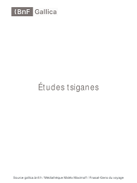 Check spelling or type a new query. Etudes Tsiganes Association Des Bpt6k9676654p Roms