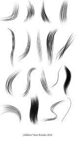 Hair Brush Part 1 By Deemo247 On Deviantart Photoshop Brushes Free Procreate Brushes Free Photoshop Hair