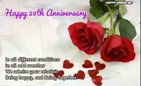 Happy 20th Anniversary Wishes Quotes Messages Anniversary Wishes Quotes Happy 20th Anniversary 20th Anniversary Quote These studs are a modern update on a traditional style and. happy 20th anniversary wishes quotes