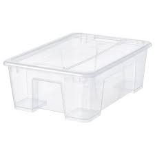 Sortera Recycling Bin With Lid White 16 Gallon Ikea Ikea Samla Ikea Storage Boxes Ikea