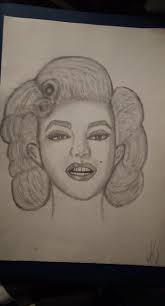 Sophie drew and colored a girl who went to the fair and had her face  painted.