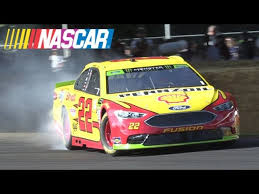 The biggest race comes first. Ford Fusion Nascar Cup Race Car Killing Tires Loud V8 Sound At Festival Of Speed Youtube