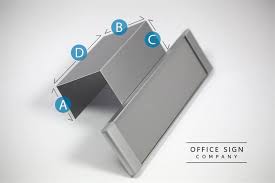 Choose door/wall or desktop holders. Hanging Cubicle Signs Cubicle Name Plates Office Workstation Signs