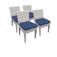 Armless patio dining chairs canada. 4 Fairmont Armless Dining Chairs In Navy Walmart Canada