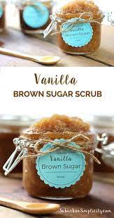 This Vanilla Brown Sugar Scrub Recipe Smells Good Enough To Eat Plus It S Super Easy To Make A Simply Sugar Scrub Diy Homemade Bath Products Brown Sugar Scrub