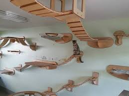 One small step for cats. Wall Mounted Cat Furniture Goldtatze Collection