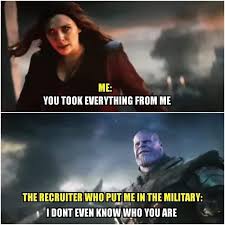 It's a free online image maker that lets you add custom resizable text, images, and much more to templates. Me You Took Everything From Me The Recruiter Me In The Military Dont Even Know Who You Are Memes Video Gifs Took Memes Recruiter Memes Dont Memes Even Memes