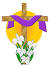 Cross With Black Drape