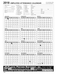We need employee attendance tracking in the workplace. å…è´¹employee Attendance Calendar æ ·æœ¬æ–‡ä»¶åœ¨allbusinesstemplates Com