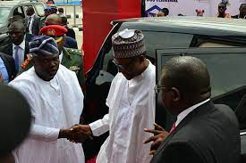 Buhari at the 10th bola tinubu colloquium. Buhari Praises Lagos Plans For Populace Punch Newspapers