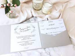 Pocketfold Einladung Greenery Hochzeitseinladung Personalisierte Hochzeitspapeterie Place Card Holders Cards Wedding