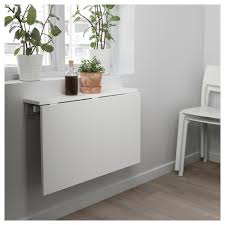 Norberg White Wall Mounted Drop Leaf Table Ikea Drop Leaf Table Wall Mounted Table Wall Table
