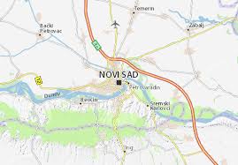 Michelin Landkarte Novi Sad Stadtplan Novi Sad Viamichelin