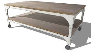 large preview of 3d model of table basse arcachon maisons du monde ref 111 710 prix 289 table basse salon en bois table de salon