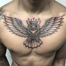 125 Best Owl Tattoos For Men Cool Designs Ideas 2021 Guide Mens Owl Tattoo Cool Chest Tattoos Chest Tattoo Men
