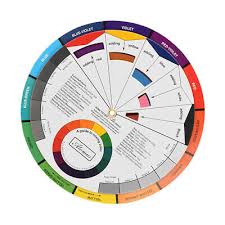 Permanent Makeup Pigment Color Wheel Mixing Guide For Tattoo Ink Chart Board Ebay
