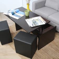 Coffee Tables With Ottomans Underneath Leather Coffee Table Coffee Table Small Space Cool Coffee Tables