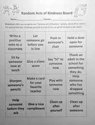 Random Acts Of Kindness Week Random Acts Of Kindness Classroom Kindness Activities