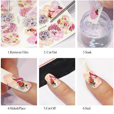 The rapper turned off instagram comments and told haters where to go after posting a picture wearing neon nail polish. Blooming Flowers Nail Stickers Water Transfer Stiker Set Leaves Spring Designs Decals Sliders Nail Art Decorations Trbn1117 1128 Stickers Decals Aliexpress