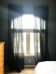 The ceilings in this house (in the bedrooms, anyways) are much lower than our last home, so i knew that i'd have to hem our curtains to achieve that crisp, tailored look that i love. How To Hem Curtains Without Sewing Love Our Real Life